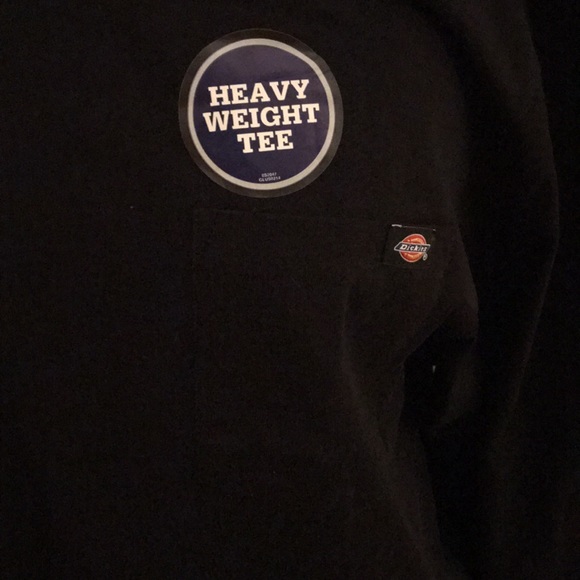 Dickies Black Mens Heavy Weight Tee SZ XL - Picture 3 of 6